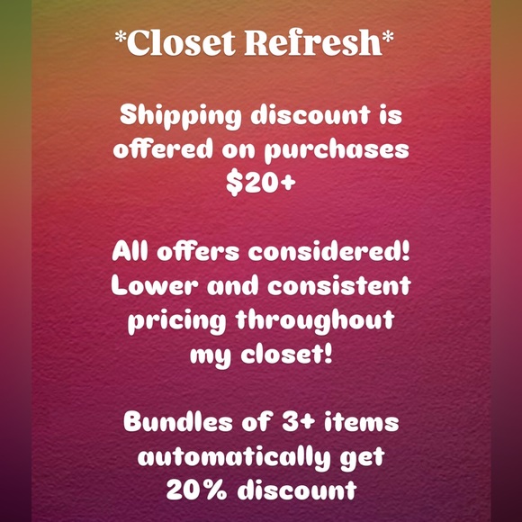 🌟CLOSET REFRESH 2025🌟 - Picture 1 of 1